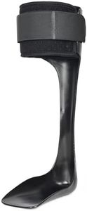 Komzer AFO Drop Foot Brace, Medical Ankle Foot Orthosis, Lightweight Foot Support Stabilizer, Drop Foot Postural Correction Brace for Men and Women (L-Left)