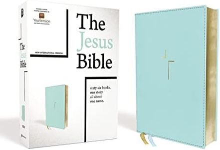 The Jesus Bible, NIV Edition, Leathersoft, Teal, Comfort Print