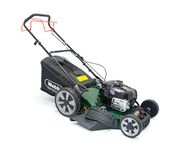 Webb WER21HW4 21"/53cm Self Propelled Rotary Petrol Lawnmower, 163cc Engine, 8 Cutting Heights, 65L Collection Bag - 3 Year Guarantee