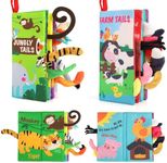 beiens Baby Books 0-6 Months, 2PCS 