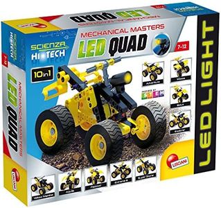 Lisciani-65875-QUAD avec LED-Science Hi Tech Construction, 65875