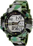 Acnos® Premium 3 Color Army Shockproof Waterproof Digital Sports Watch for Mens Kids Sports Watch for Boys - Military Army Watch for Men (1.Green)