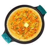 The Indus Valley Super Smooth Cast Iron Tawa with Double Handle Silicone Grip for Dosa/Chapathi | Induction Friendly | Nonstick, Pre-Seasoned Tawa | 100% Pure & Toxin-Free | 30.2cm/11