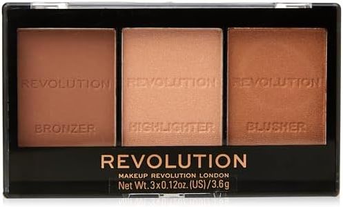 Makeup Revolution, Ultra, Sculpt & Contour Kit, Light/Med C04, 3 Shades, 10.8g