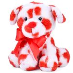 Valentines Day Gift for Her Girlfriend Kids White Plush Toy Christmas Birthday Gifts for Women Wife Her 9.25 Inches Stuffed Animal Puppy Dog Cadeau St Valentin Femme