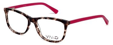 Calabria Viv 848 Designer Eyeglasses in Demi-Pink ; DEMO LENS, Demi-pink, Small