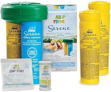 FROG Serene® Floating Sanitizing System + 2 Bromine Cartridges for Hot Tubs
