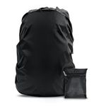 Billebon Rain Cover for Bag Waterproof Dustproof Protector Elastic Adjustable for Trekking, Laptop, School, College, Office Bag Upto 35Ltr Rain Cover Backpack with Pouch.