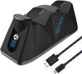 4Gamers SP-C100 Twin Charging Dock with 2m Play & Charge Cable for PS4 - Black