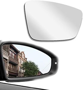 Passenger Right Side View Heated Mirror Glass Replacement for 2011 2012 2013 2014 2015 2016 2017 2018 Volkswagen VW Passat Jetta Beetle Side Mirror Glass With Rear Holder