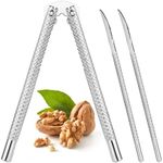 Classic Nutcracker Set Pecan Walnut Nut Cracker Tool Lobster or Crab Seafood Cracker With 2Picks,Stainless Steel