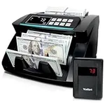 KOLIBRI Money Counter Machine with Advanced Fake Detection & LCD Display | 1,500 Bills per Minute Single-Denomination Cash Counter | Add and Batch Modes (US Customer Support)