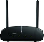 NETGEAR WiFi Router Dual Band Wireless Speed (up to 1200 Mbps) | Up to 1200 sq ft Coverage & 20 Devices | 4 x 10/100 Fast Ethernet and 1 x 2.0 USB ports (R6120-100CNS)