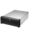 Rosewill RSV-L4000U 4U Rackmount Server Chassis | 8 3.5” HDD Bays, 3 5.25” | E-ATX | Includes 5 Front 120mm Fans, 2 Rear 80mm Fans | USB 3.0, USB 2.0 | Front Panel Lock and Key