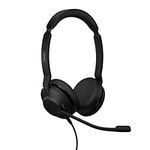 Jabra Evolve2 30 SE Wired Noise-Cancelling Stereo Headset With 2-Microphone Call Technology and USB-C Cable - MS Teams Certified, Works with All Other Platforms - Black