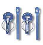 Sparco 01606AA Blue Hood Pin - Set of 2