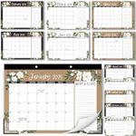 Hadley Designs Large Desk Calendar 2025-2026 - 18-Month Desktop Calendar 2025 for Organized Planning, 17" x 11" 2025 Desk Calendar for Home, School and Office (Magnolia)