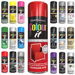 Classic Signature - 1 x All Purpose Crimson Red Aerosol Spray Paint 250ml Quick Drying Spray,Fast Dry and Excellent Coverage for Wood, Metal, Plastic and more