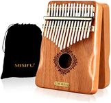 Kalimba MISIFU Thumb Piano 17 Keys, Finger Piano, Kalimba with Tune Hammer and Study Instruction for Kids Adult Beginners(2023 New Upgrade)