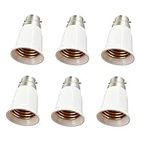 B22 to E27 Bulb Adapters 6 Pack Lam