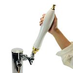 Porcelain Beer Tap Handle for Kegerator, Home Brew, Pub Style White