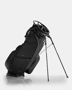 Pins & Aces Player Preferred Golf Bag - Premium Design, Lightweight Golf Bag with Stand - Velvet-Lined 14-Way Club Divider System (Obsidian)