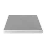 Zinus King Size Box Spring – 5 Inch Low Profile Metal Smart Box Spring, Mattress Foundation, Strong Metal Frame, Tool-Free Locking Brackets for Easy Assembly, 5 Year Warranty, King Size, White