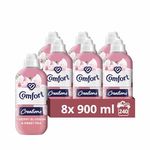 Comfort Creations Cherry Blossom & Sweet Pea Fabric Conditioner with Stay Fresh technology for 100 days of freshness + fragrance* 240 washes (8x 900 ml)