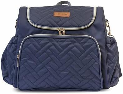 motherly Multipurpose Diaper Bag | Handbag With Changing Mat (Style2- Navy Blue), Style2- Navy Blue