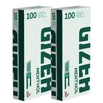 200-2000 x GIZEH Filter MENTHOL Smoking Paper TUBES Cigarette Tobacco White Tips UK (200 x GIZEH MENTHOL WHITE TUBES)