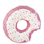 Multicolor Donut 3D Pinata (49cm x 49cm) 1 Piece - Perfect for Festive Celebrations and Fun Gatherings