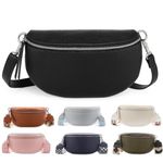 Dostany Fanny Pack Women, Cross Body Bag Women, Leather Purses for Women, Belt Bag, Waist Bag, Lulu Dupes Sling Bag for Women