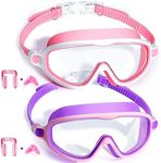 Kids Goggles for Swimming 2 Pack No