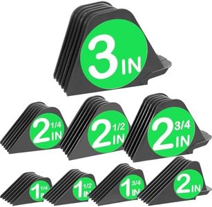3 Inch Hair Clipper Combs Guides, Hair Clipper Guards 1 & 1/4" 1 & 1/2" 2", Mega NO.16 NO.12 NO.10 fits for most Wahl Clippers (Deep Gray, 8pcs Mega Set)