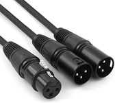 DISINO XLR Splitter Cable, 3 Pin XL