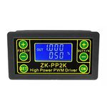 ZK-PP2K Signal Generator, 1Hz~150KHz Pulse Frequency Generator 8A Driver Module LCD Pulse Frequency Cycle Module 3.3V-30V