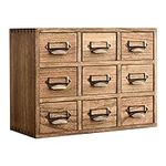 KIRIGEN Wooden Desk Storage Cabinet