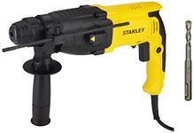 STANLEY SHR263K 800W 26mm 3-Mode SDS-Plus Hammer With DEWALT DW00705 SDS-Plus 8x50x110mm Extreme Drill Bit