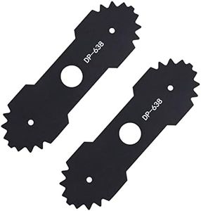 𝐇𝐚𝐫𝐝𝐞𝐧𝐞𝐝-𝐒𝐭𝐞𝐞𝐥 638006008 Edger Blade with Teeth Compatible with Ryobi RY13050 RY13050A RY15518 RY40030, 8-5/8'' Length, 1" Center Hole Blade - 2 Packs