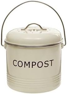 Lakeland Tabletop Compost Food Bin 3.5L - Cream