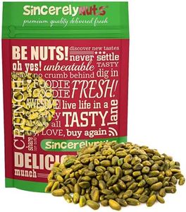 Sincerely Nuts Pistachios Roasted and Unsalted Kernels | No Shell, No Salt Healthy Snacks for Kids and Adults | Shelled Convenient Snack | Low Sodium, Vegan, Kosher & Gluten Free, 2 lb. bag
