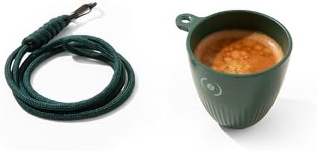 OutIn Espresso Cup, Espresso Shots Cup Made From Coffee Ground with Lanyard, 3 oz Small Coffee Cup Perfect Nano
