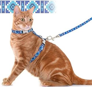 Supet Cat Harness and Leash Escape Proof, Adjustable Cat Leash and Harness Set for Walking, Lightweight Cat Harness for Large Small Kittens