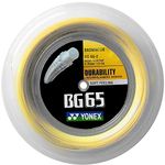 Yonex BG 65 Badminton String 0.70mm - 200m (660ft) Reel - Amber