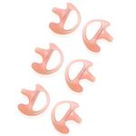 Lsgoodcare 2 Way Radio Earmold Pink, Earbuds Ear mold Medium Replacement Left Right Ear for Two Way Radio Coil Audio Tube Kit, Walkie Talkie Acoustic Tube Earmould Ear buds,Soft Ear piece,Pack of 3