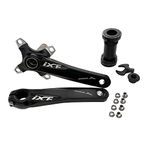 Bike Crank Arm Set Mountain Bike Crank Arm Set 170mm 104 BCD with Bottom Bracket Kit and Chainring Bolts for MTB BMX Road Bicyle, Compatible with Shimano, FSA, Gaint