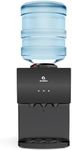 Avalon Top Loading Countertop Water Cooler Dispenser, 3 Tepmperature, Child Lock, UL/Energy Star- Black Stainless Steel