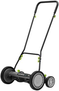 Earthwise 1816-18EW 18-Inch 5-Blade Push Reel Lawn Mower, Grey