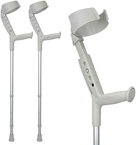 ORTONYX Walking Forearm Crutch with Pivoting Closed-Cuff (1 Pair)