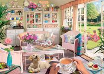 Ravensburger Haven No.12: The Tea Shed 1000 Piece Jigsaw Puzzle for Adults - 12000164 - Handcrafted Tooling, Made in Germany, Every Piece Fits Together Perfectly